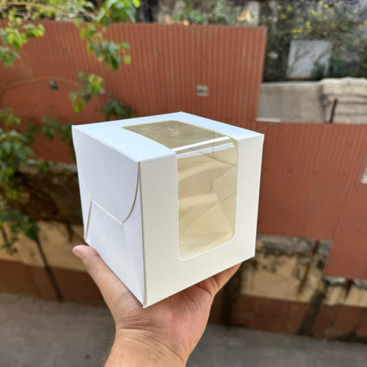 L Shape Box 5.5inch White (10pc)