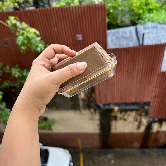 Christmas Mini Metallic Loaf Liner With Lid - Bake And Serve (10pc)