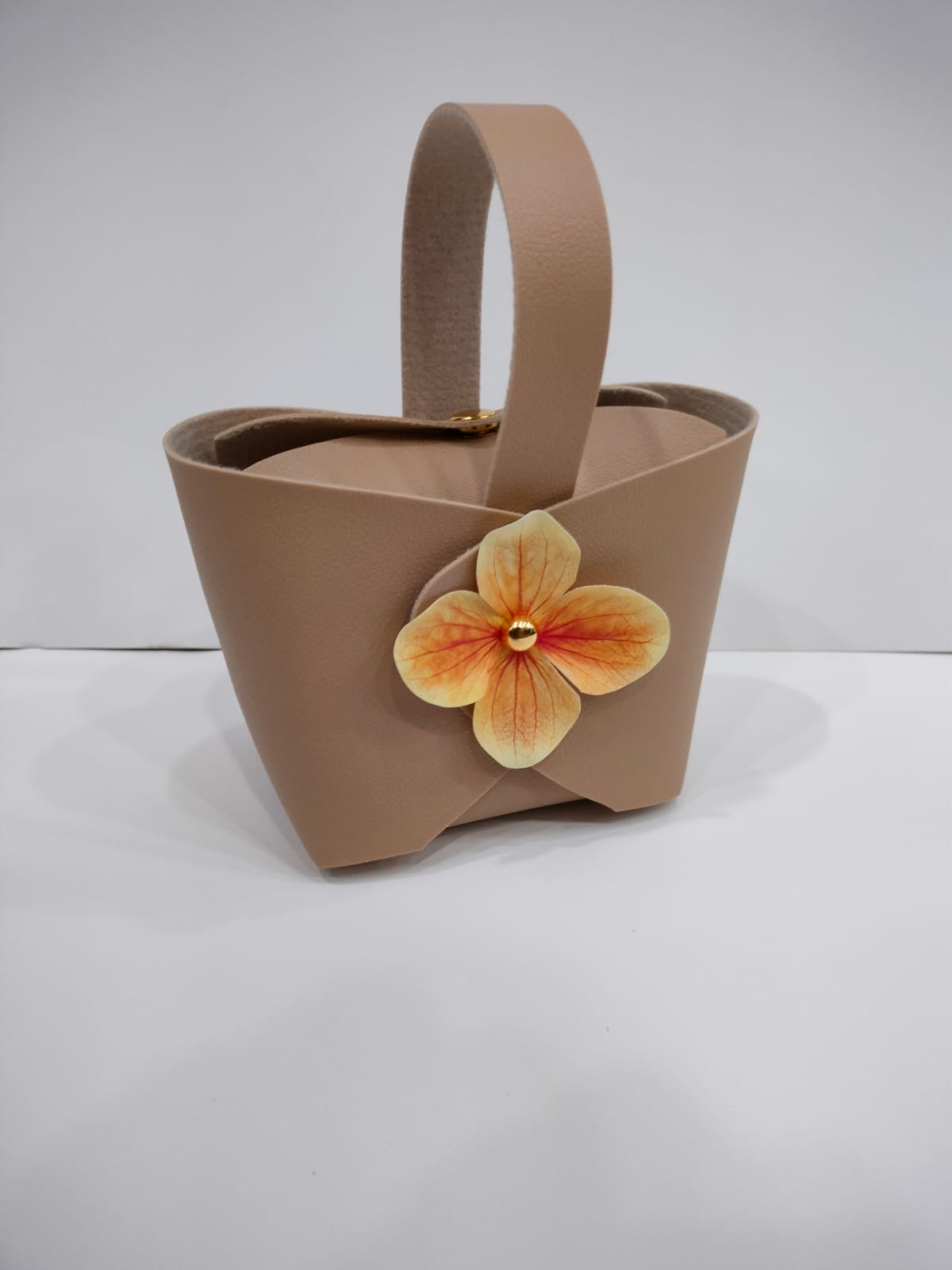 Floral Purse Style Hamper Bag 3inch (10pc) • Red