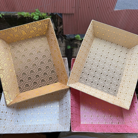 Festive Hamper Rectangle Tray (5pc)