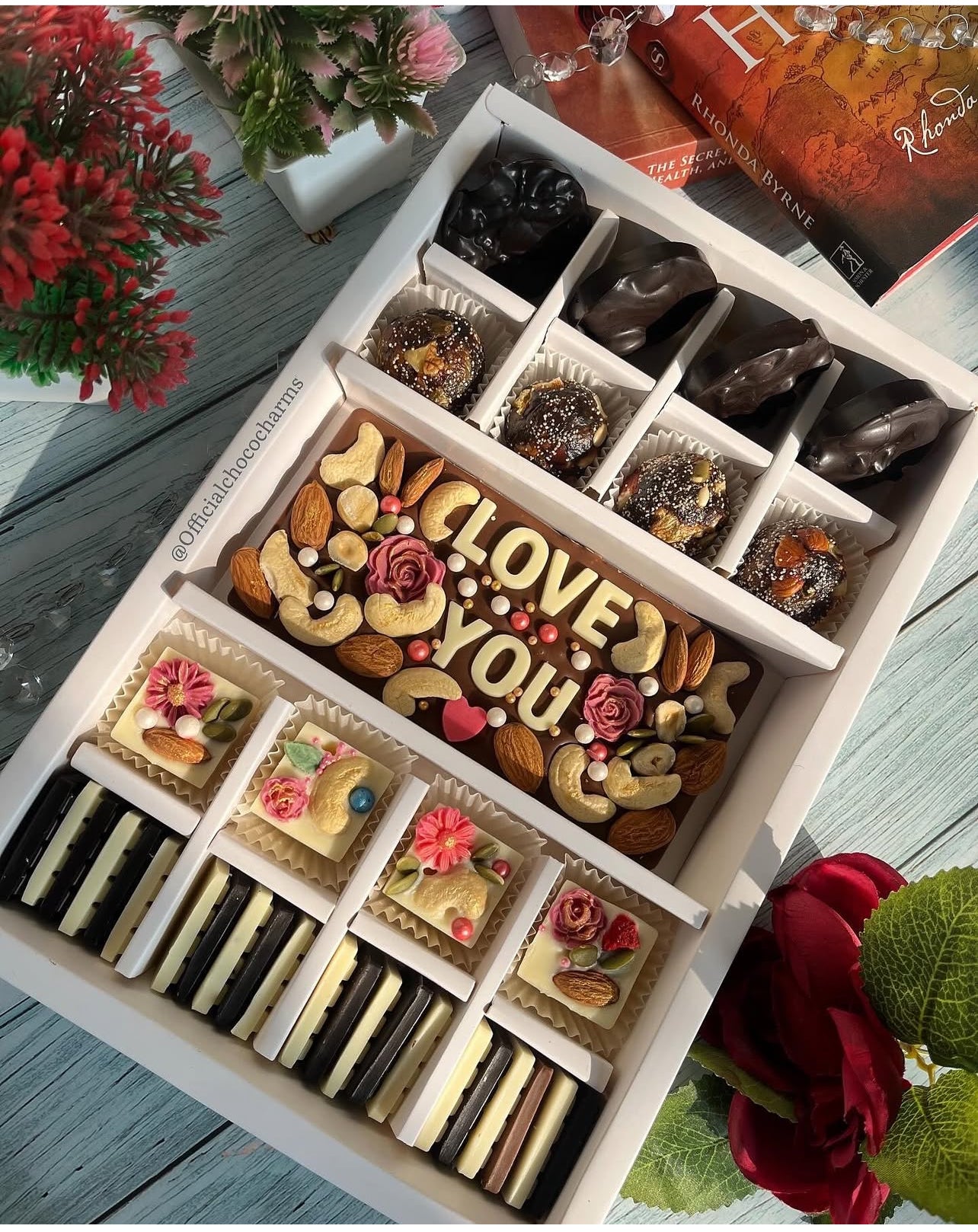 Plum / Chocolate Bar + 16 Cavity Box (10pc)