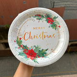 Christmas Disposable - Christmas Plates (10pc)