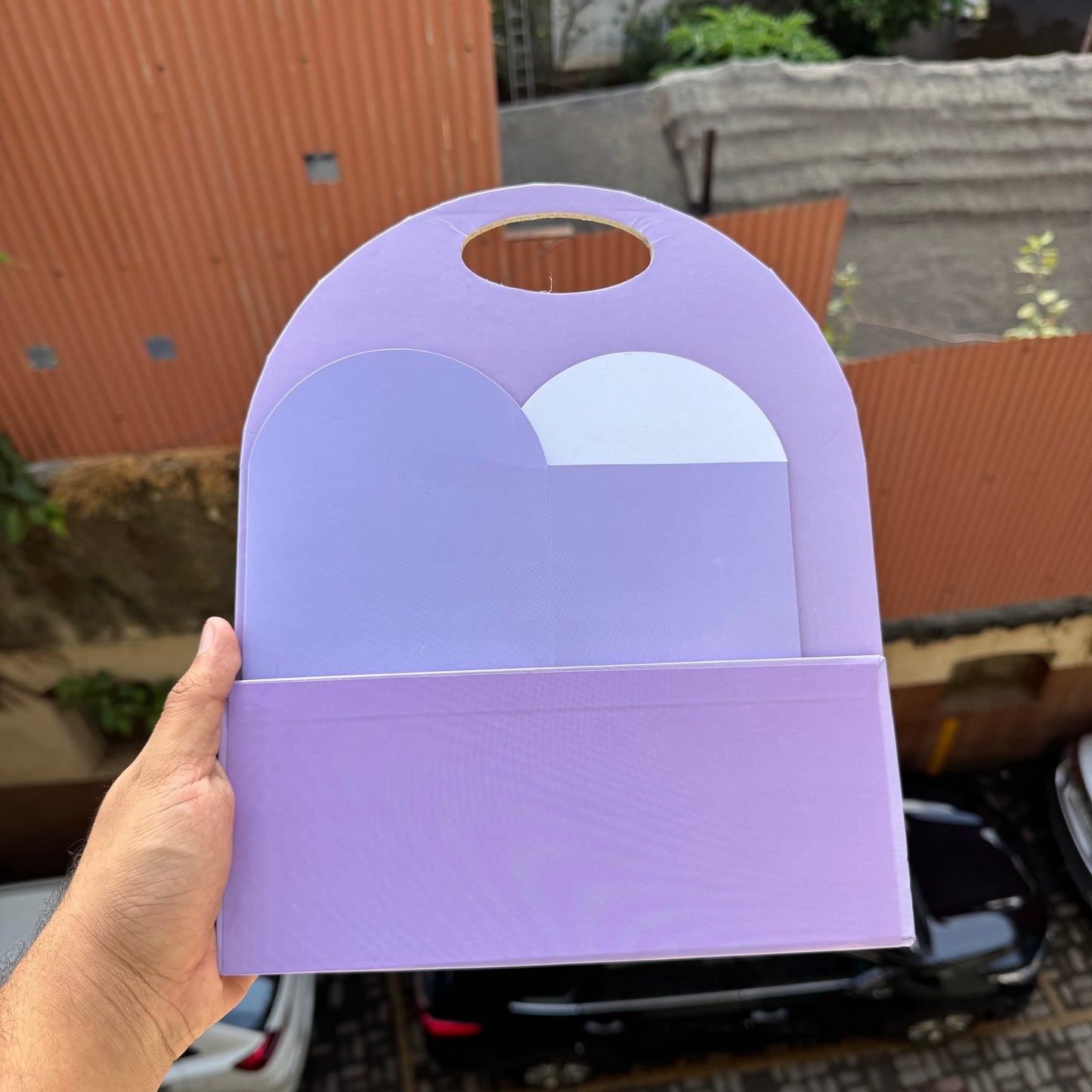 Collapsible Arch Stand Purple