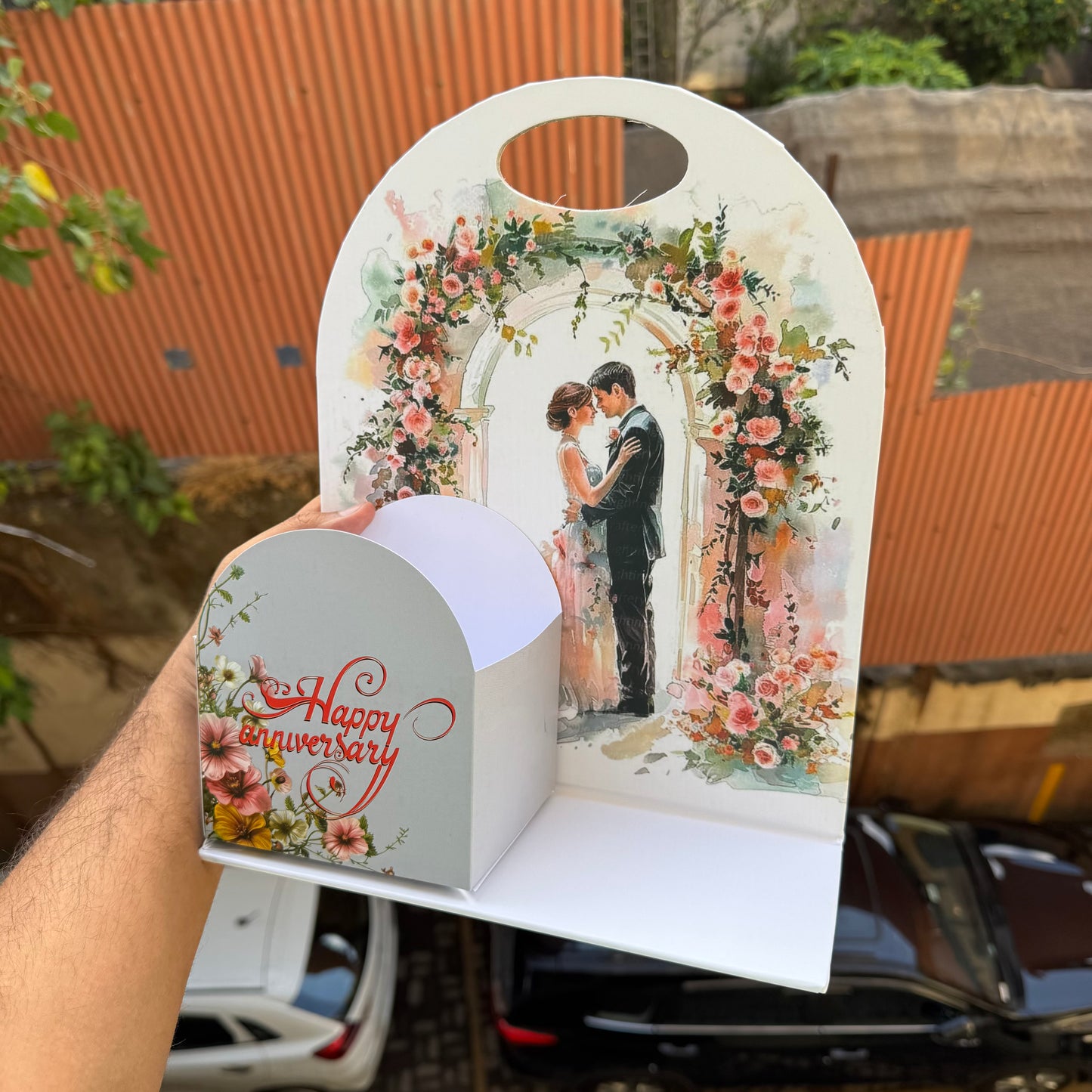 Collapsible Arch Stand Anniversary