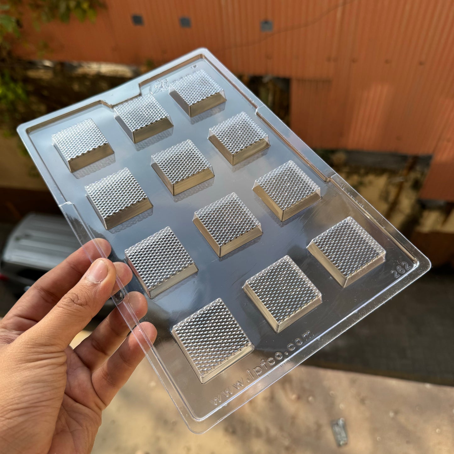 Square Chocolate Cacao Mould