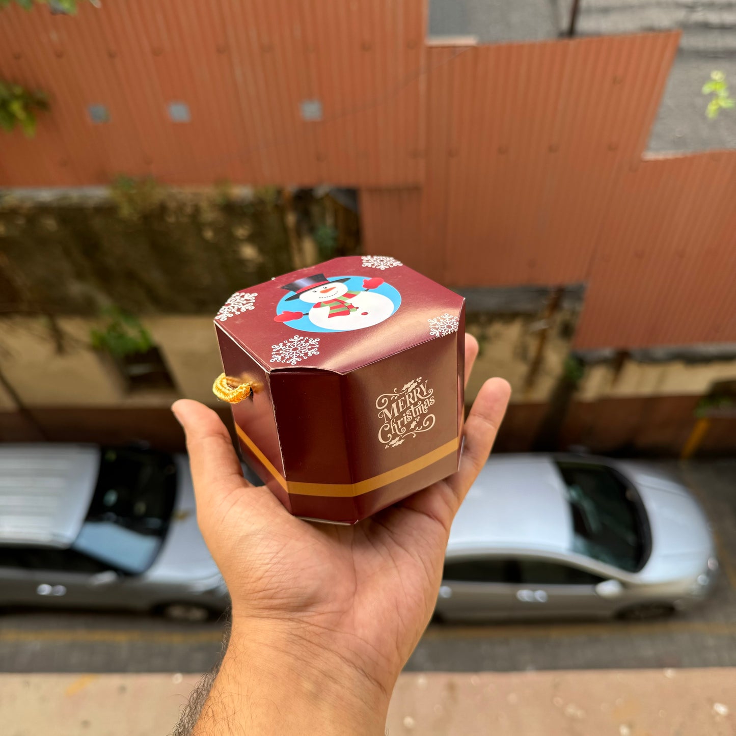 Christmas Hexagon Chocolate Box