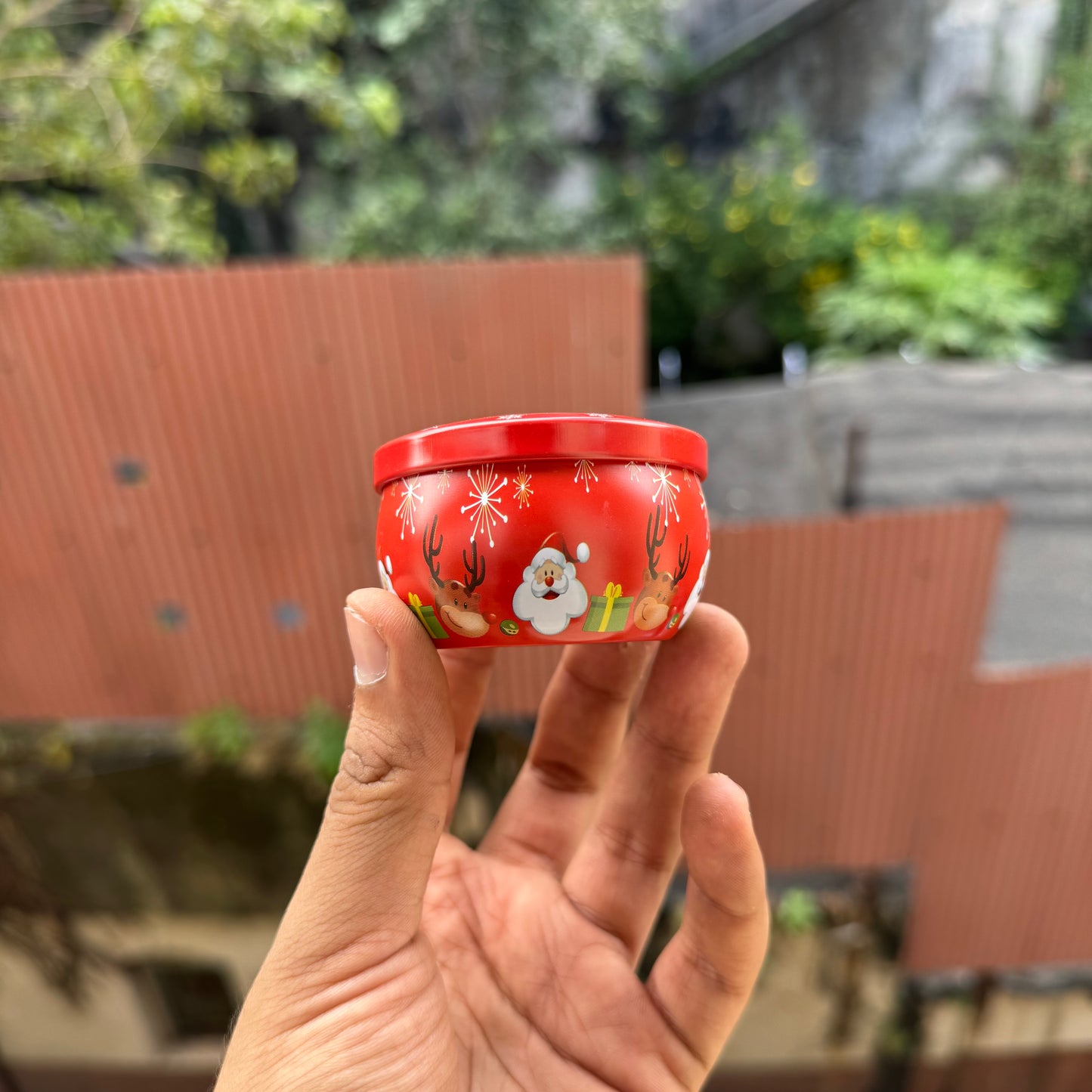 Metal Candle Round Box (5pc)