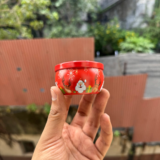 Metal Candle Round Box (5pc)