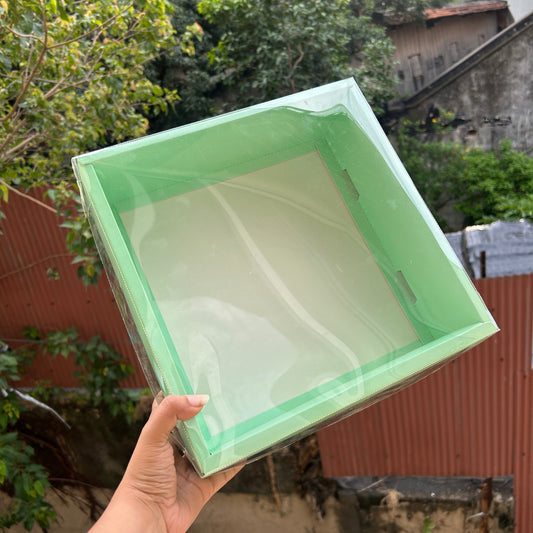 Mint Green Hamper Box With Lid #wow