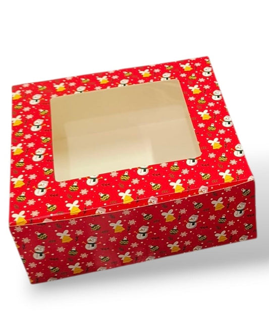 Christmas 1 kg cake box (10 pc)