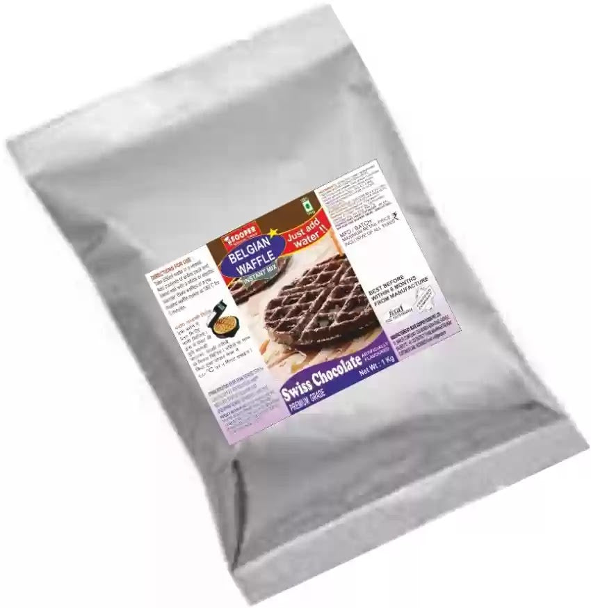 Sooper Belgian Waffle Instant Mix Swiss Chocolate Flavour 1 Kg