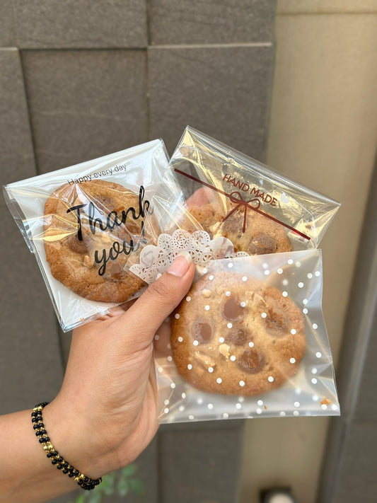 Transparent Dotted Cookie Pouch 100 pcs