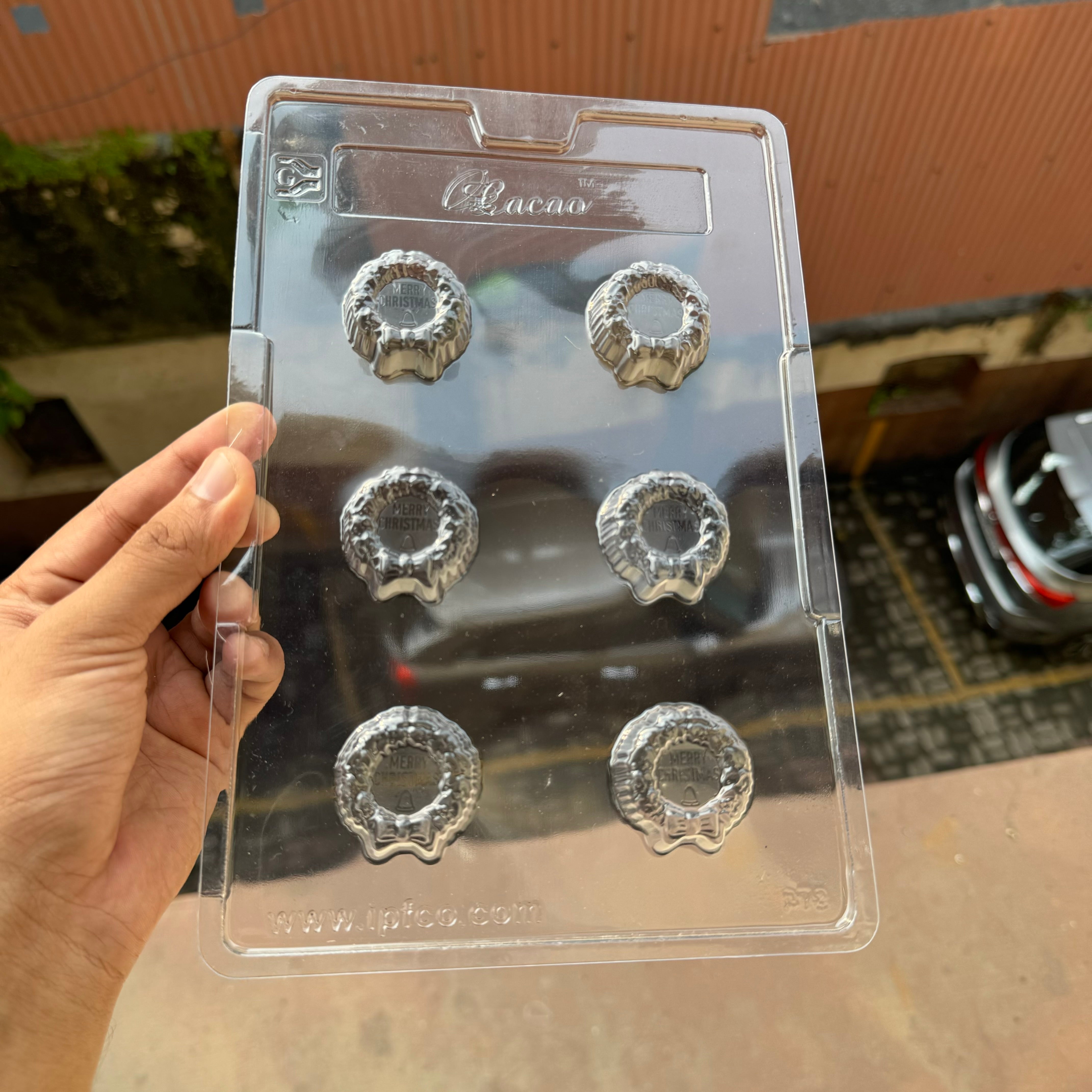 Christmas Wreath Cacao Mould