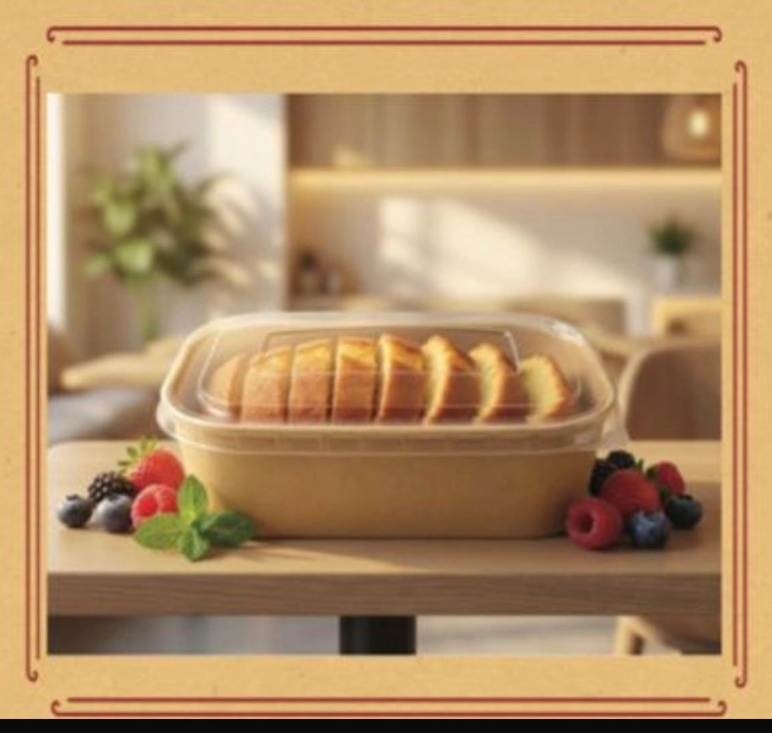 Rectangle Kraft Tub 650 mL (10pc)