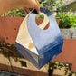 Festive Blue Hamper Box With Compartment and Handle (10pc)