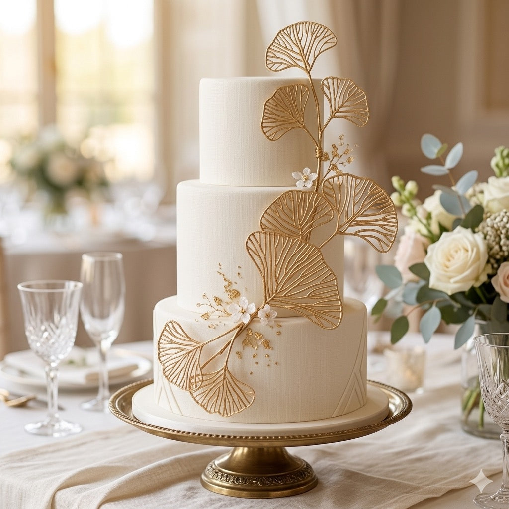 Ginkgo Leaf Topper (10pc)