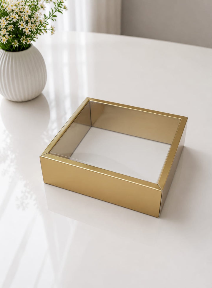 New Big Golden Hamper Box 12x10x4inch (5pc)