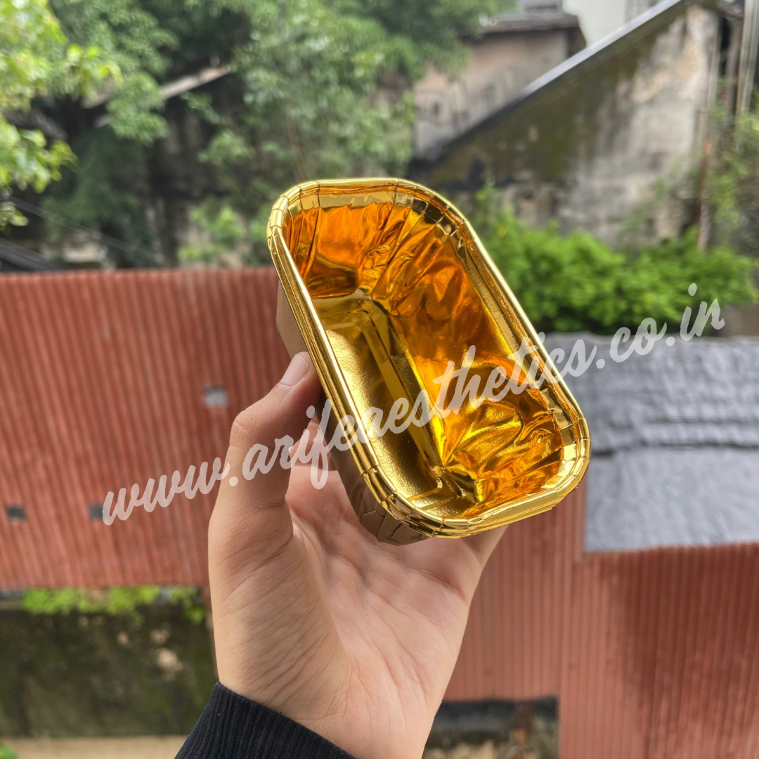 Metallic Mini Loaf Liner 10pcs