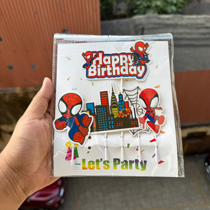 Spider-Man Theme Paper Topper