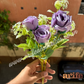 Lilac Rose Artificial Flower Bunch