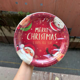 Christmas Disposable - Christmas Plates (10pc)