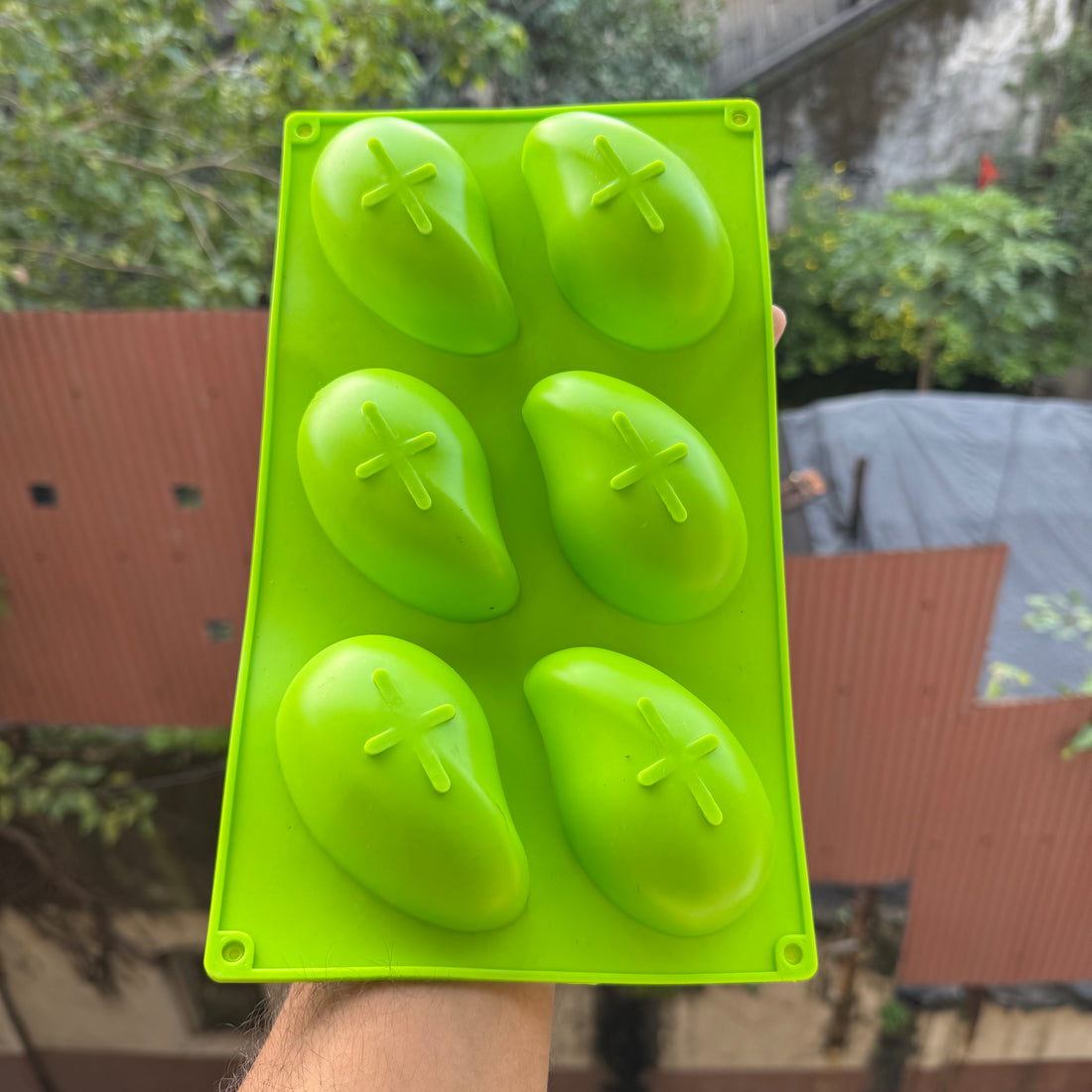 Hyper realistic Fruit Silicon Mould | Mango | 1pc (6 Cavities)