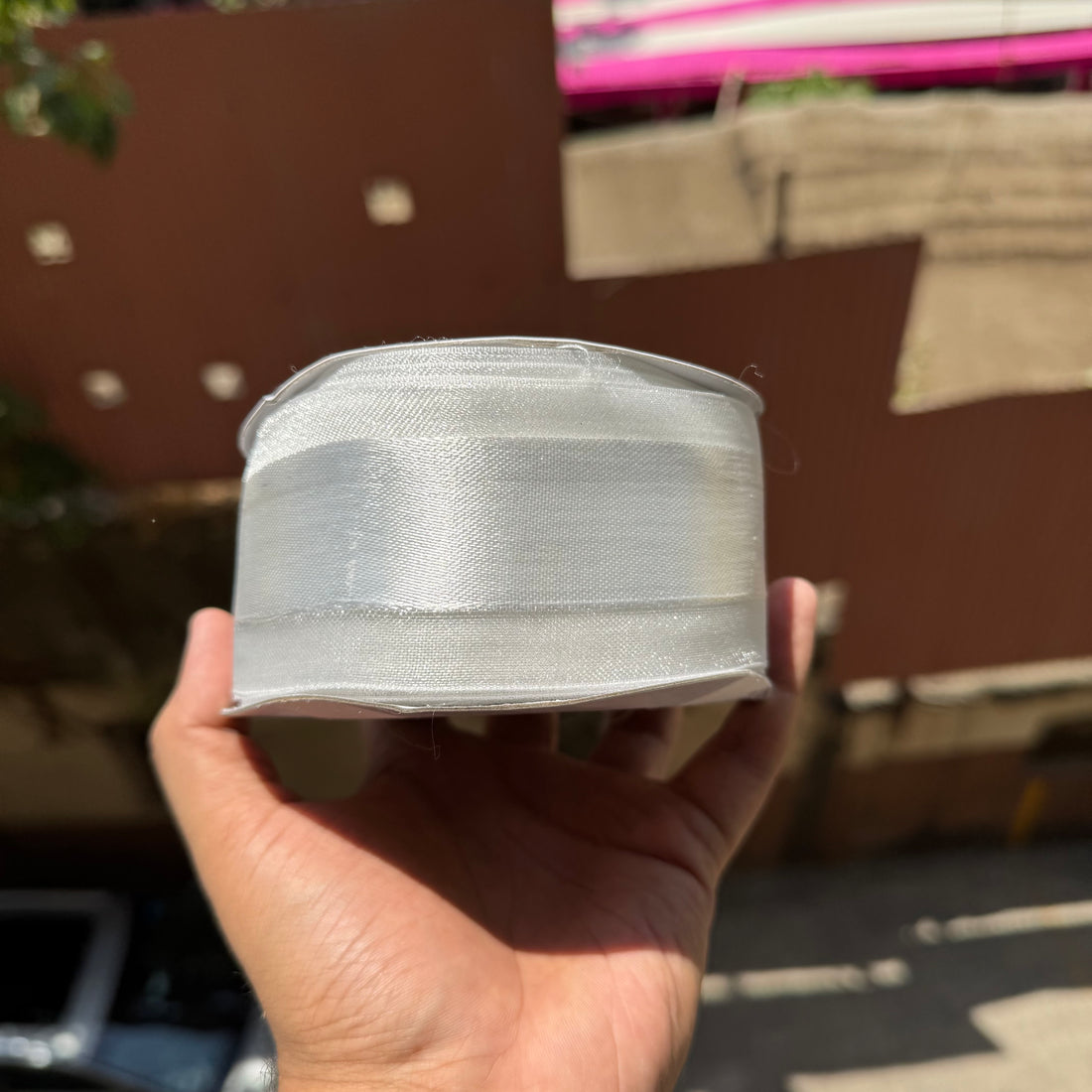 Premium Dual Ribbon Off White