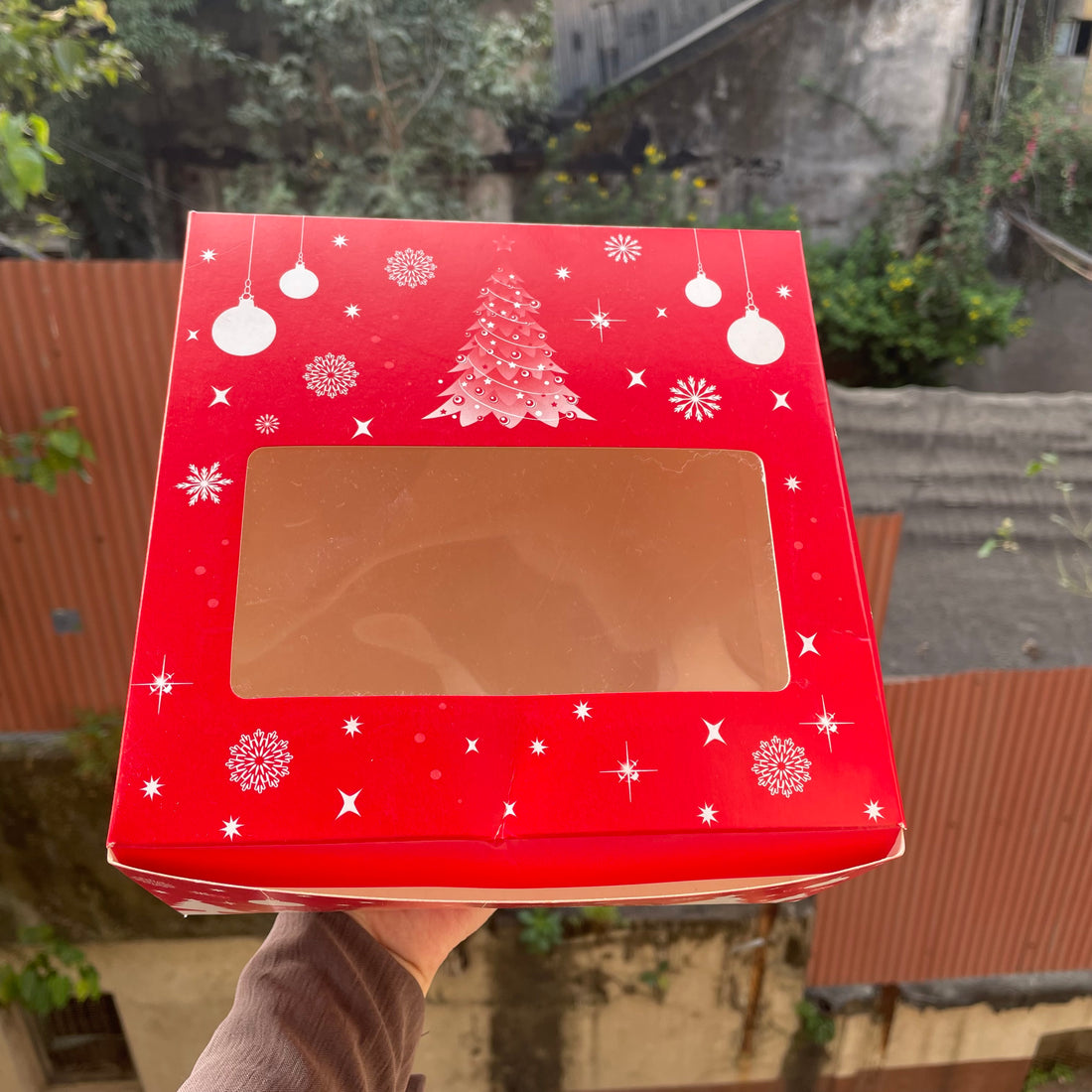Christmas 1/2 kg cake box (10 pc)