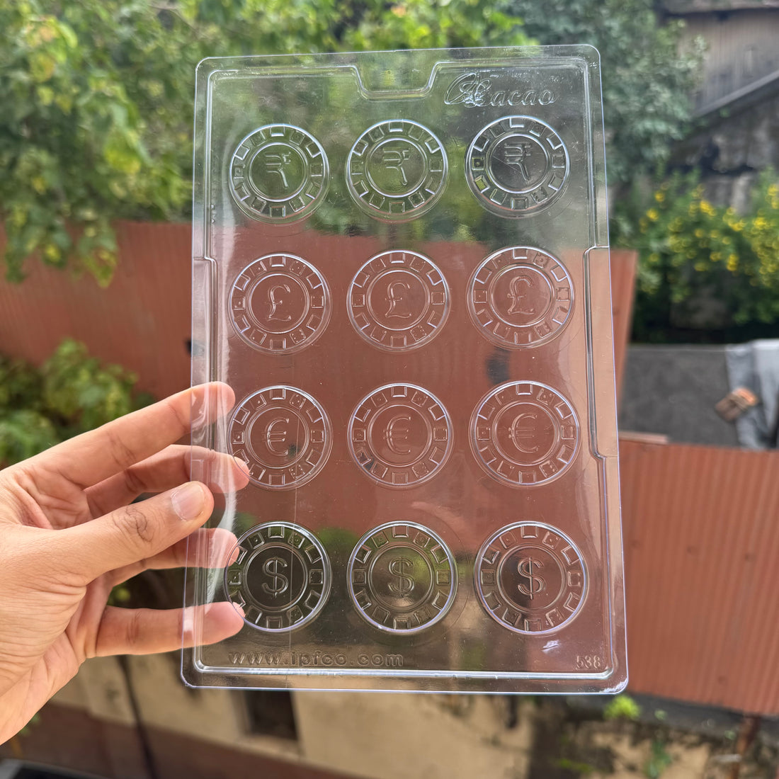 Poker Chips PVC Chocolate Mould