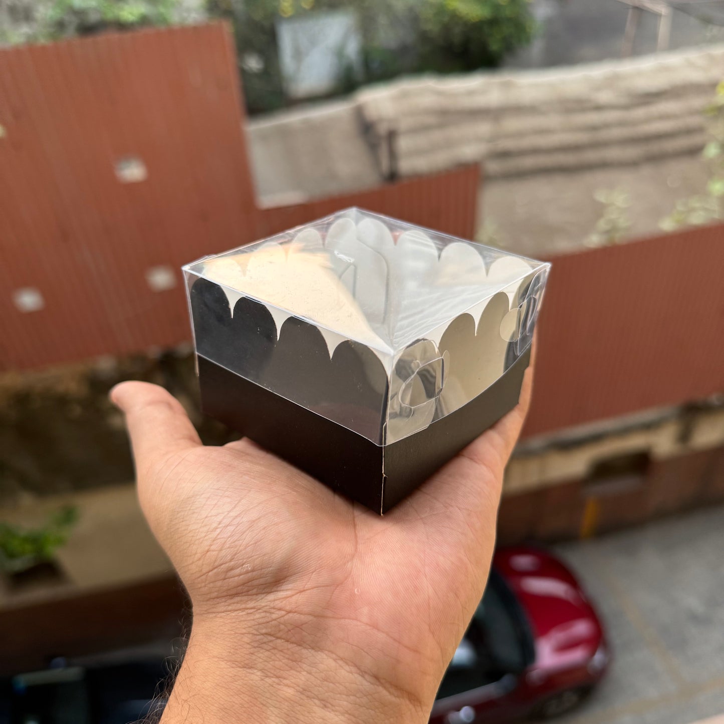 Single Brownie / Donut Box Black 10pc