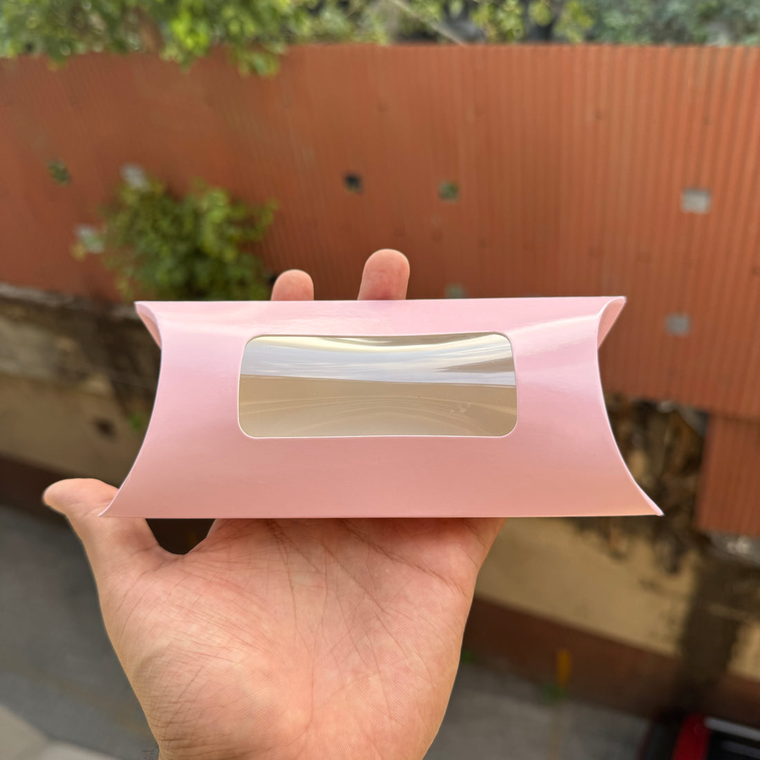 Candle Box - For Wax Sachet & Tea Light Candles Baby Pink (10pc)