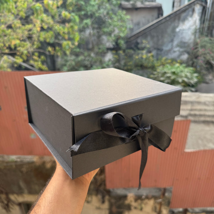 Collapsible Trunk Ribbon Box 8x8.75x4inch 1pc 🔹