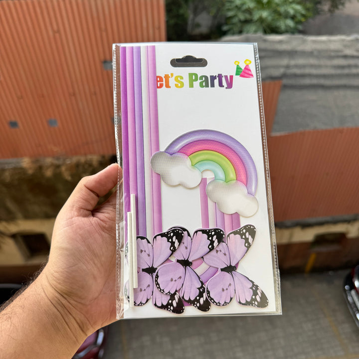 Rainbow Paper Topper Sets