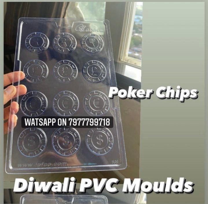 Diwali Poker Chips PVC Mould