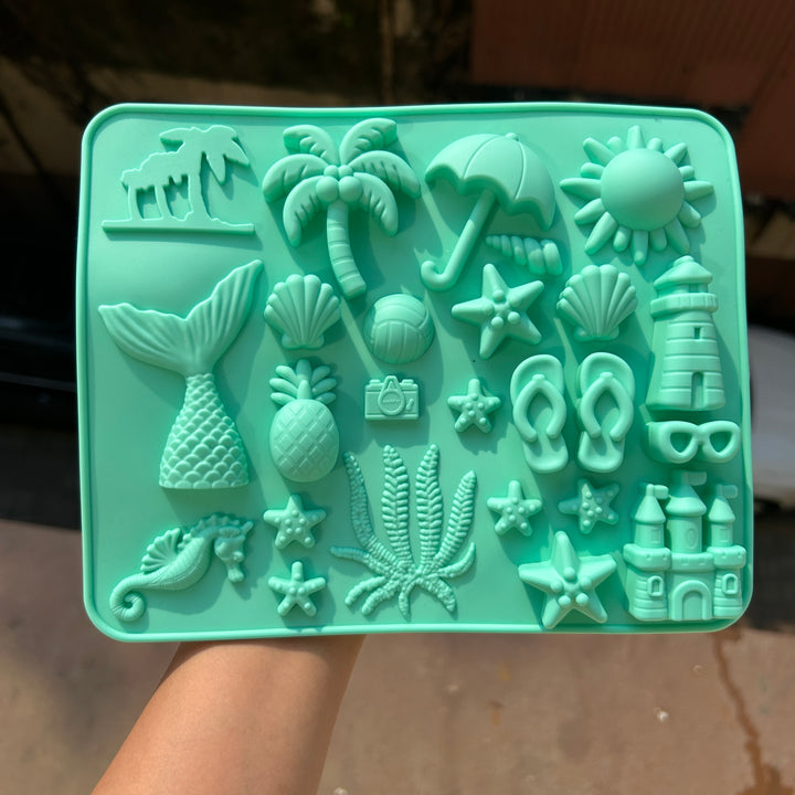 Beach Theme Silicon Mould