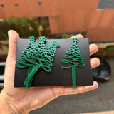 Christmas Tree Acrylic Topper / Tag (10 pc)