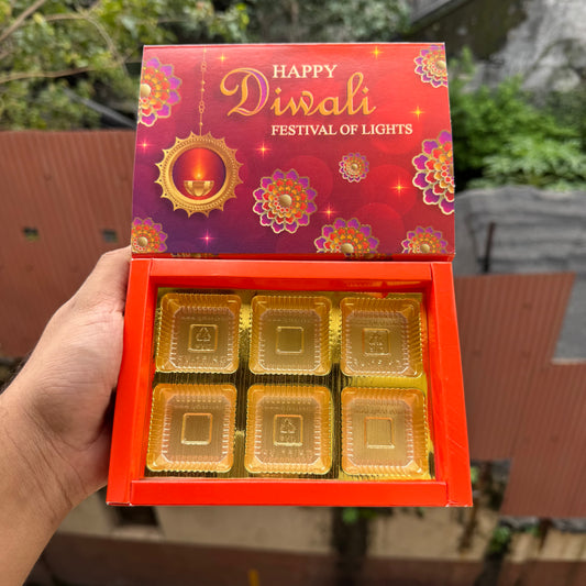 Diwali Chocolate Box 6 Cavity (10pcs)