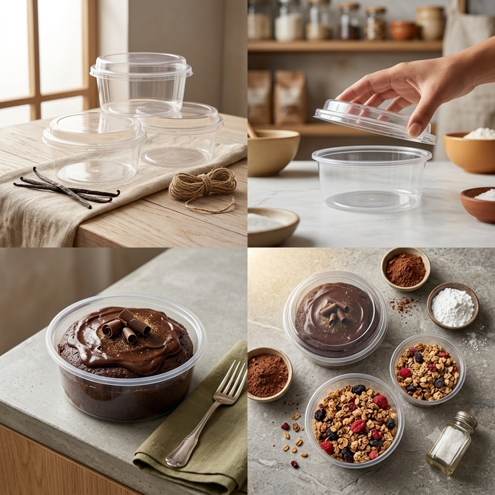 6inch Round Tub For Matilda Cakes (10pc) • CL1616