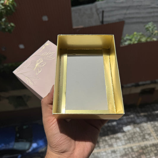 Pastel Petals Collection - 2 Brownie Box Peach (10pc) Top Bottom
