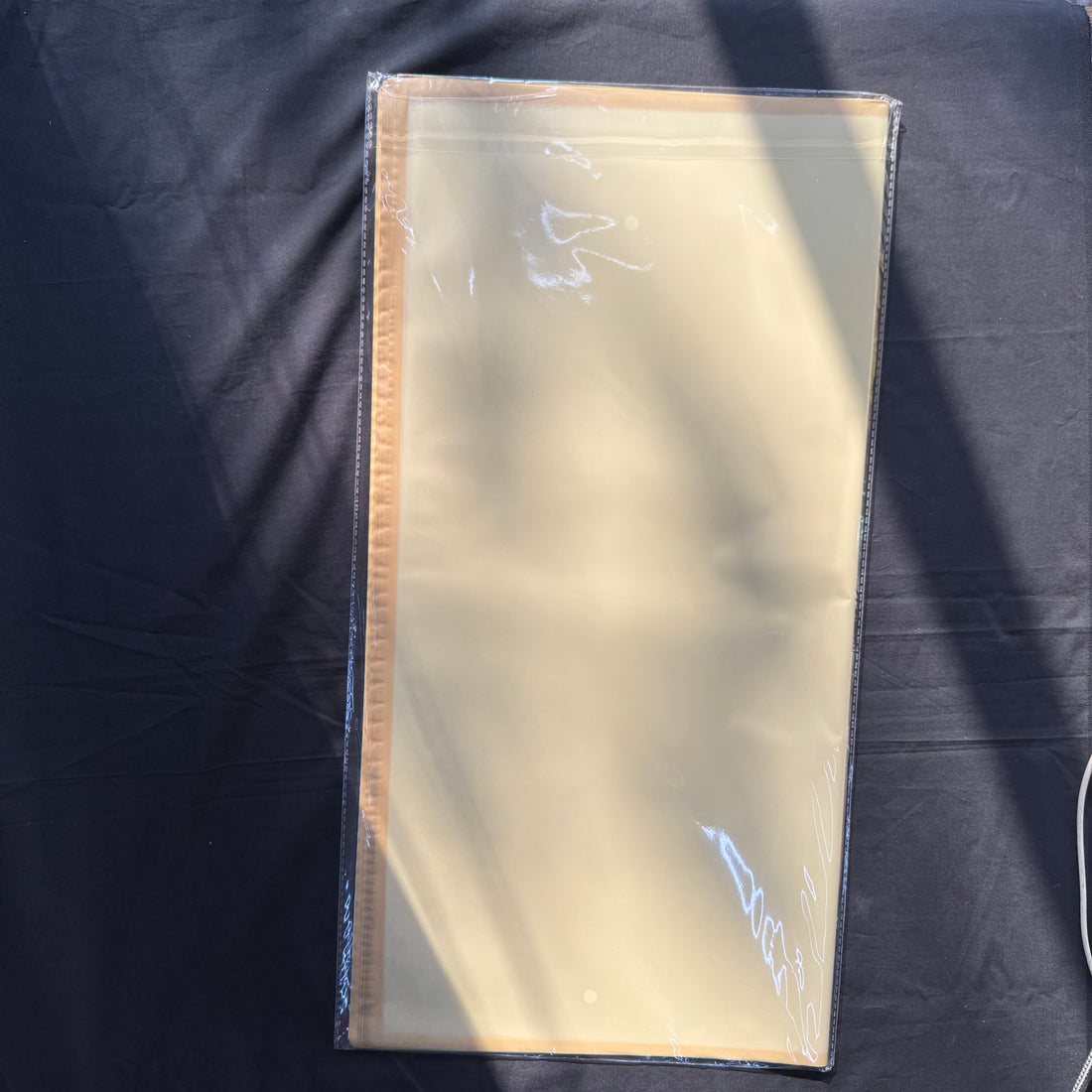 Bouquet Wrapping Sheet - Butter Yellow With Border - (20 sheets)