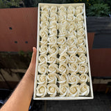 Scented Soap Roses Artificial Flower For Cake Decoration (50pc)