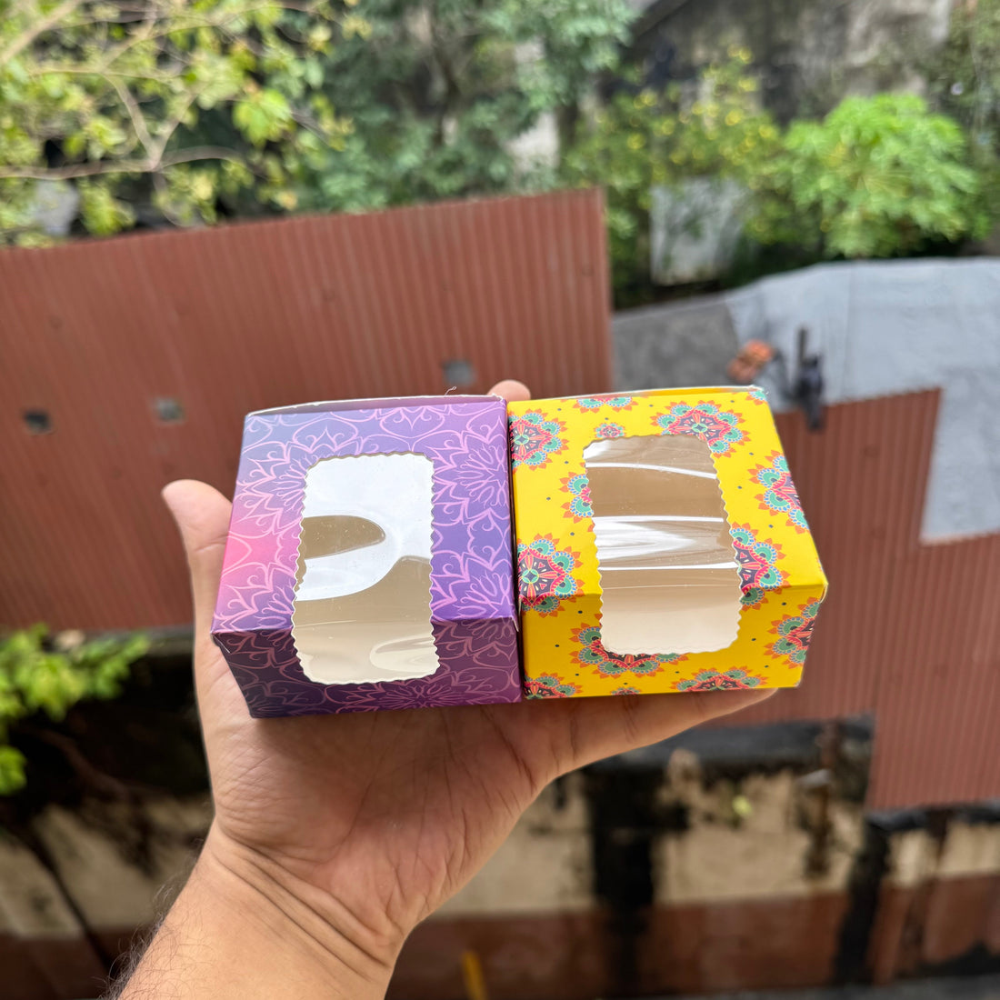 1 Brownie Box Bandhan Collection (10pc) • Yellow Mandala - Arife.Aesthetics