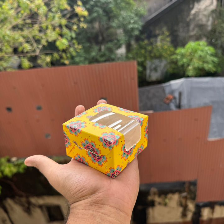 1 Brownie Box Bandhan Collection (10pc) • Yellow Mandala - Arife.Aesthetics