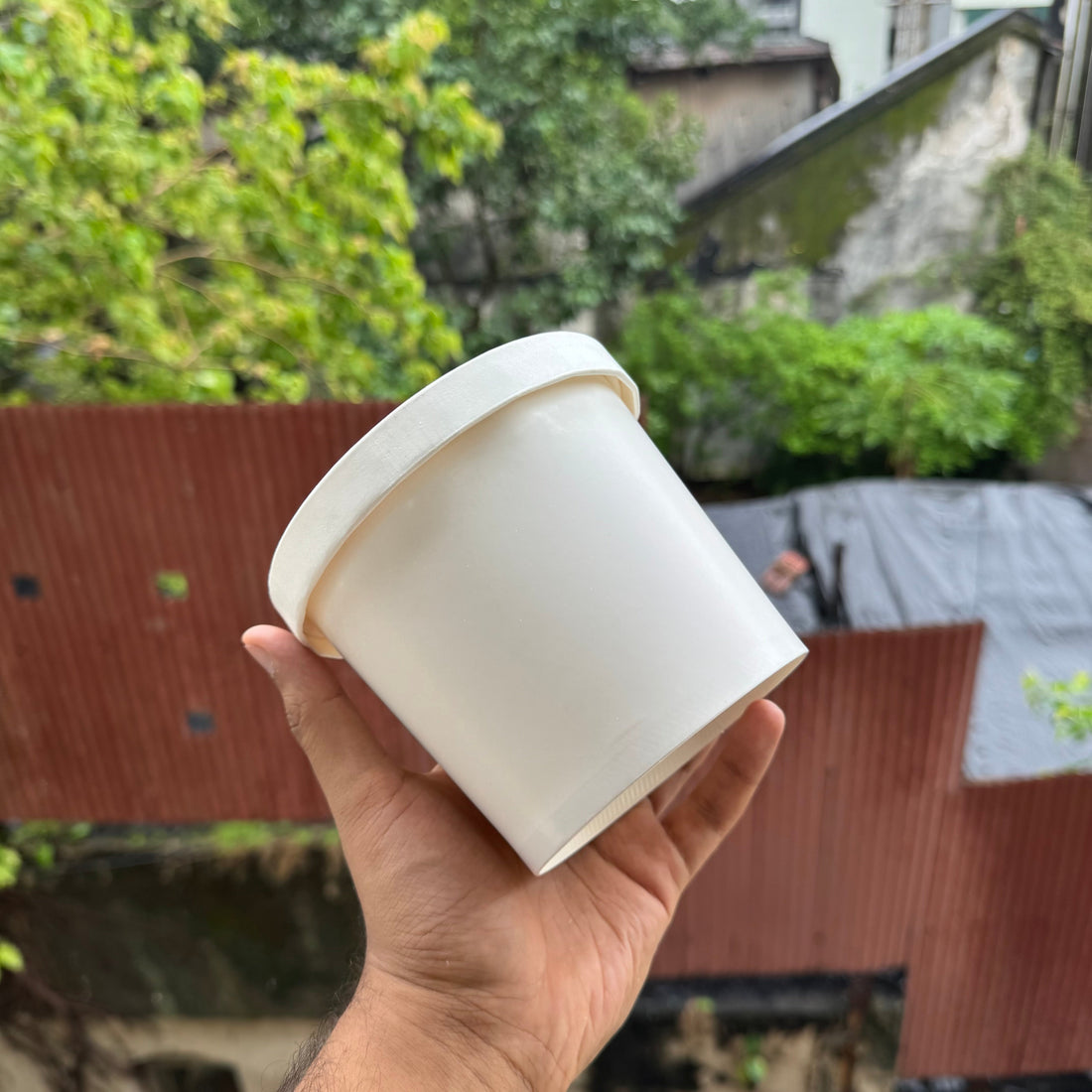 1000ml Tub White (25pc) - Arife.Aesthetics
