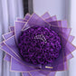 Purple Golden Border Wrapping Bouquet Paper (20 sheets)