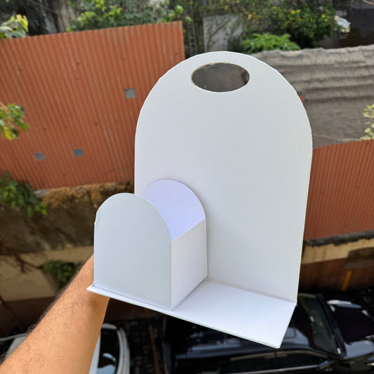 Collapsible Arch Stand White