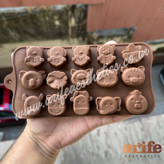 Animal Silicon Chocolate Brown Mould