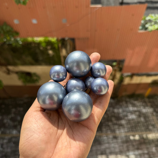 Grey Faux Ball