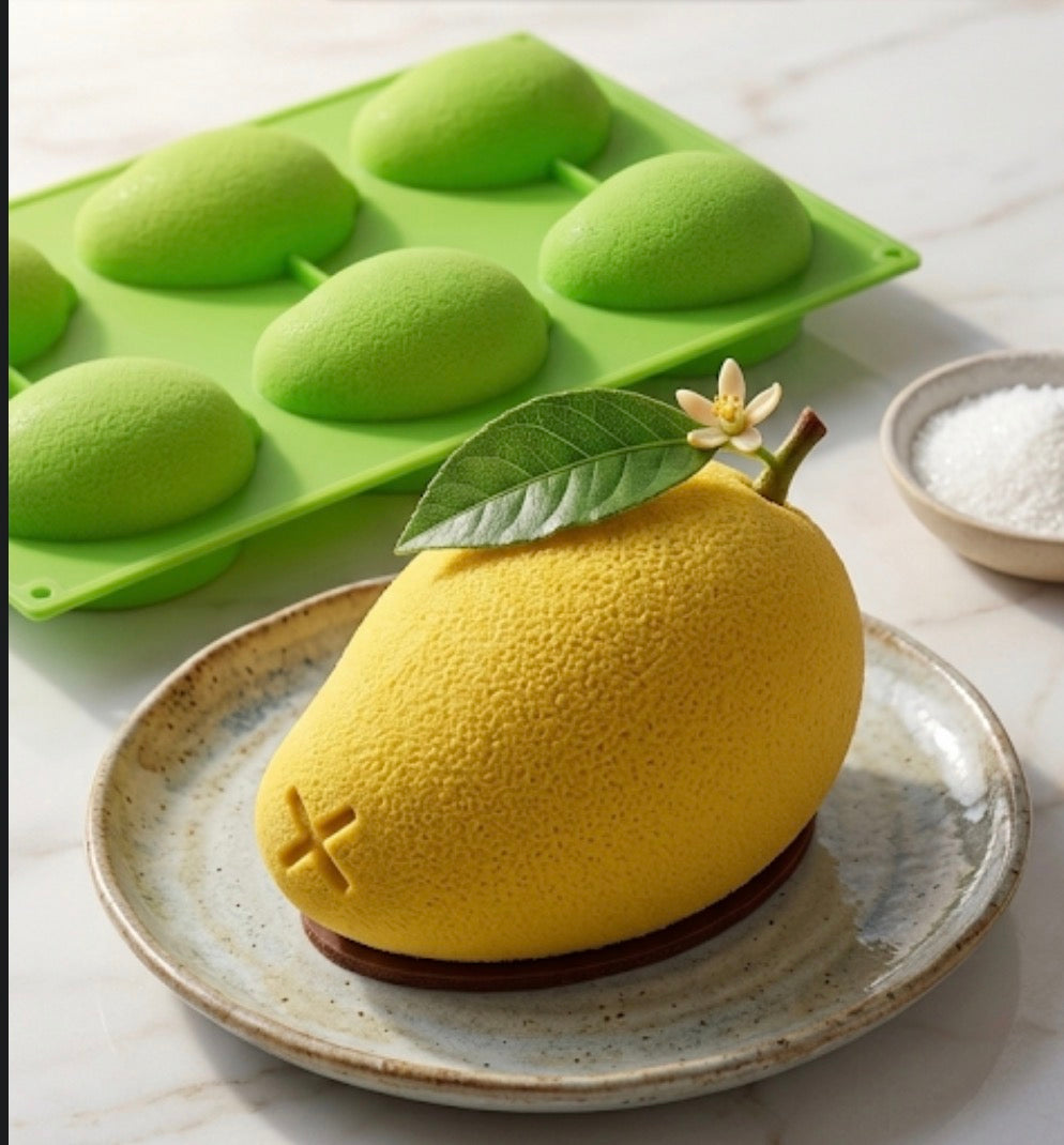 Hyper realistic Fruit Silicon Mould | Mango | 1pc (6 Cavities)