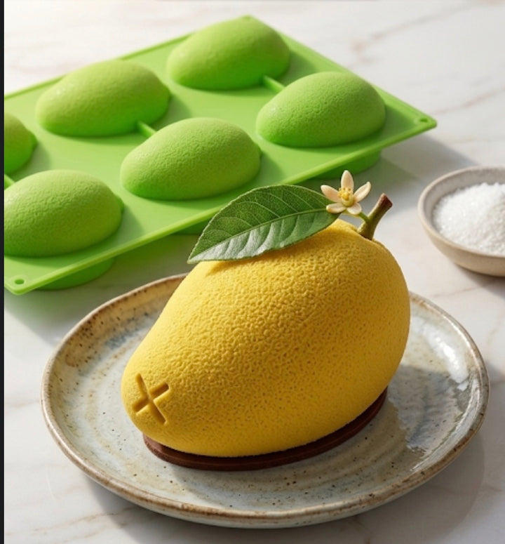 Hyper realistic Fruit Silicon Mould | Mango | 1pc (6 Cavities)